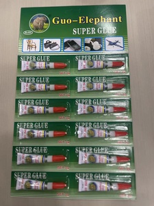 ZYx Guoelephant Super Glue 3g Instant <b>Adhesive</b> Tube Red Gel for Transportation & <b>Construction</b> Plastic - Product Image 4