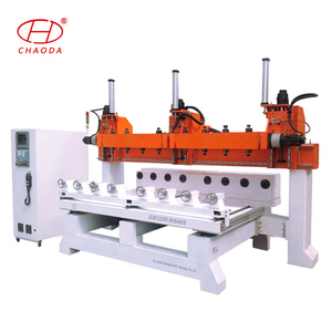 Đa Đầu 5 Trục Quay 3D Gỗ Thiên Thần Phật Tượng <span class=keywords><strong>CNC</strong></span> <span class=keywords><strong>Router</strong></span>, Máy Để Làm Đồ Gỗ Cổ Pháp Bàn Sofa Chân - Product Image 5