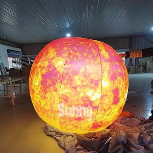 Globos Inflables Gigantes con Luces LED para Eventos Promocionales, Planeta Inflable, <span class=keywords><strong>Ocho</strong></span> <span class=keywords><strong>Planetas</strong></span> del Sistema Solar, Marte, Tierra, <span class=keywords><strong>Sol</strong></span>, Luna - Product Image 3