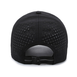 Men's Breathable Mesh Baseball Cap Quick Dry Sun Protection Outdoor Sports Hat Black - Product Image 1