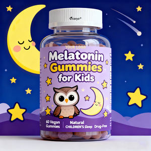 OEM/ODM aanpasbare 1mg melatonine gummies voor kinderen met kamille & citroenmelisse voor rustgevende slaap, leeftijd 3+, niet-afhankelijkheid bevorderend - Product Image 1
