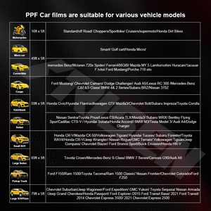 ฟิล์มกันรอยรถยนต์ PPF <span class=keywords><strong>8</strong></span>.5mil ใส รับประกัน 10 ปี ฟิล์ม TPU PPF ซ่อมแซมตัวเองได้ - Product Image 2