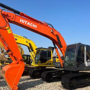 Excavatrice sur chenilles hydraulique Hitachi ZX200 d'occasion, 20 tonnes, modèle 2022, moteur Isuzu, boîte de vitesses, excellent état, godet de 1 m, pompe PLC - Product Image 2