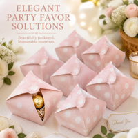 Boîte cadeau en carton rose à pois personnalisée, 100% biodégradable, pliable avec fentes, fermeture magnétique, logo personnalisé, gaufrage offset