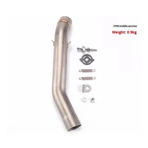 Accessoires modifiés pour moto Kowasaki ER6N/Z800/Z750/<span class=keywords><strong>Ninja</strong></span> 250/Z1000/ZX10R/ZX6R, accessoires de tuyau d'échappement avant central - Product Image 4