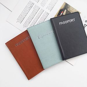 Funda para Pasaporte con Logotipo Personalizado, Borde Aceitado, Piel Sintética, Porta Pasaporte y Etiqueta para Equipaje, Juego de Cartera con Múltiples Ranuras para Tarjetas - Product Image 4