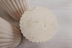 หินธรรมชาติฐานกลมหินปูนสีเบจหินหินธรรมชาติ - Product Image 6