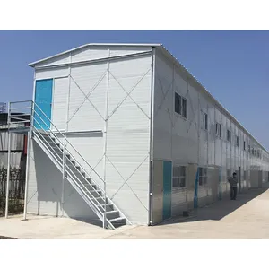 OEM ODM Custom easily assembled Temporary K Type Construction Site House Prefab Labour Home Prefabricated T House