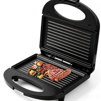Machine à sandwich antiadhésive en acier inoxydable, moule à gâteau électrique double face pour usage domestique – Offre spéciale