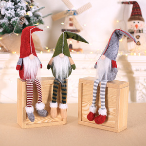 Suministros de Decoración Navideña de Moda: Muñeco de Santa Claus de Pie, Gnomo de Peluche Nórdico, Elfo de Peluche, Snom de Peluche - Product Image 2