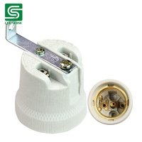Support de lampe en porcelaine E27 Accessoires de lampe en céramique Douille d'ampoule à incandescence