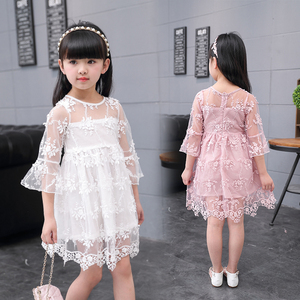 Robes d'été pour filles de 9 ans, style princesse, longueur genoux, dernières tendances, vente en gros - Product Image 4