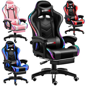 <span class=keywords><strong>Silla</strong></span> Gaming de Cuero PU de Nuevo Estilo Venta al Por Mayor de Fábrica <span class=keywords><strong>Silla</strong></span> Gamer Reclinable con Barra de Luz LED <span class=keywords><strong>Silla</strong></span> de Carreras RGB - Product Image 6