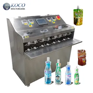 KOCO Pre Made Bag Juice Filling Pouch Sealing Machine Water Juice , Milk and Other Kind Liquid Liquid Packaging Flowing Liquid