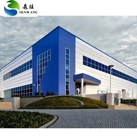 Estructura de Acero Prefabricada Moderna Resistente a Sismos para Instalaciones Industriales de Fabricación de Componentes Pesados