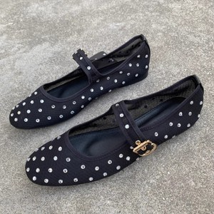<span class=keywords><strong>Eleganti</strong></span> Scarpe Basse da <span class=keywords><strong>Donna</strong></span> con Tomaia in Rete, <span class=keywords><strong>Sandali</strong></span> Piatti, Scarpe Mary Jane con Strass - Product Image 2