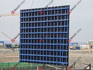 Modular ABS <b>Plastic</b> Formwork System Reusable 100+ Times Lightweight Concrete <b>Wall</b> & Column Forming <b>Panels</b> with Fast Locking Hand - Product Image 2