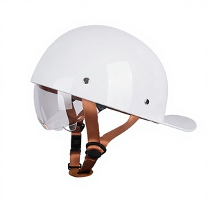 Casco Medio para Motocicleta/Scooter con ABS y Visera Transparente para Uso Invernal, para Hombres y Mujeres, Estilo Gorra de Béisbol - Product Image 5