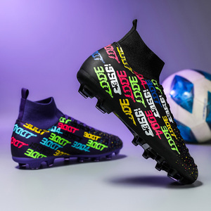 Scarpe da <span class=keywords><strong>calcio</strong></span> da uomo all'aperto FG/TF scarpe da <span class=keywords><strong>calcio</strong></span> Futsal professionali Unisex per allenamento in erba di alta qualità Sport ultraleggero antiscivolo - Product Image 4