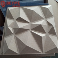 Panneaux acoustiques 3D en PET sur le thème du golf, panneaux muraux insonorisants, panneaux décoratifs absorbants le son pour les intérieurs commerciaux