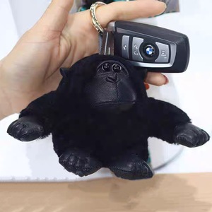 Mignon <span class=keywords><strong>Laine</strong></span> Grand Chimpanzé Voiture Porte-clés En Peluche Poupée Petit Singe Sac À Dos Ornement Suspendu Fourrure Pendentif - Product Image 6