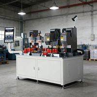 Ligne de production de profilés à rupture de pont thermique CNC 11 axes, avec rainurage, alimentation par bande et production de composés par laminage