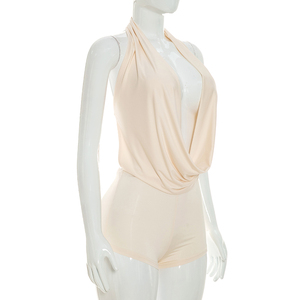 Viviblook D26RP210 Nuevo Mono de Verano para Mujer, Sexy, con Cuello Halter, Espalda Descubierta, Sin Mangas, de Una Pieza - Product Image 4