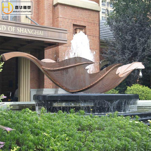 Jiahua Stainless Steel Whale Sculpture Mirror Finish Outdoor Garden Water Feature Ornament - Product Image 1