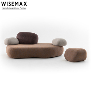 WISEMAX Đồ Nội Thất Sofa Sảnh Khách Sạn Thiết Kế Mới Ghế Sofa Ghế Sofa Vải Tùy Chỉnh Cho Phòng Khách Hình Đá Độc Đáo - Product Image 3