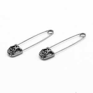 Pendientes con forma de águila yunnique, joyería de fiesta de acero inoxidable y plata tibetana para hombres y mujeres - Product Image 5