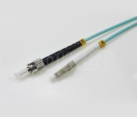 Cable de Fibra Óptica MM OM2 DX 50/125 LC ST, Conector de Fibra LC/UPC a ST/UPC OM2, Cable de Conexión de Fibra Óptica Multimodo Dúplex