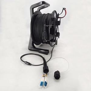 بكرة ألياف تكتيكية محمولة عالية الجودة 2/4/<span class=keywords><strong>6</strong></span>/8/Cores أداة اتصال رقعة مصفحة ميدانية قابلة للنشر واي فاي - Product Image 2