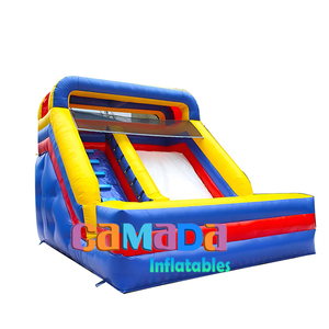 Gonfiabile scivolo a secco gonfiabile rimbalzo per bambini gonfiabile salto e scivolo bagnato asciutto - Product Image 2
