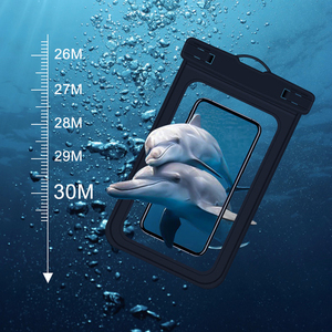 Bolsa de teléfono impermeable Universal para exteriores de gran tamaño, funda de teléfono móvil flotante de Pvc, bolsa seca para móvil <span class=keywords><strong>con</strong></span> cordón - Product Image 3