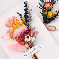 Buket bunga kering Mini, salam Heartfelt bunga abadi di seluruh dunia