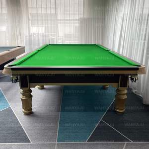 Biliard Table Snooker 12ft Professionnel avec Lustres De Piscine Boules Queues Craies Accessoires Mable Snooker Table De <span class=keywords><strong>Billard</strong></span> - Product Image 2
