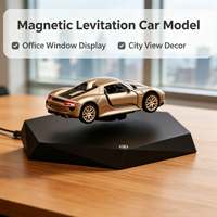 Model Mobil Pajangan Levitasi Magnetik - Pajangan Levitasi Magnetik Plastik Buatan Tangan Modern untuk Hadiah Selamat Datang
