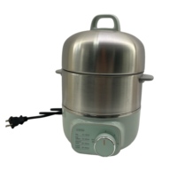 Cuiseur à œufs électrique Nutricook, cuiseur à œufs rapide multifonctionnel en acier inoxydable