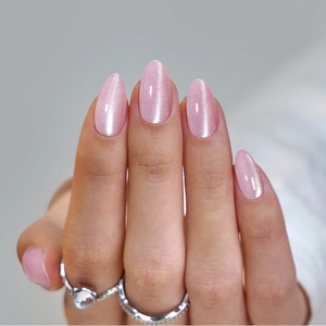 Btartbox 30pcs Short Almond Artificial <b>Nails</b> Cat Eye Design Fake <b>Nails</b> High Quality Soft Gels Wholesale Press on <b>Nails</b> <b>Sets</b> - Product Image 2