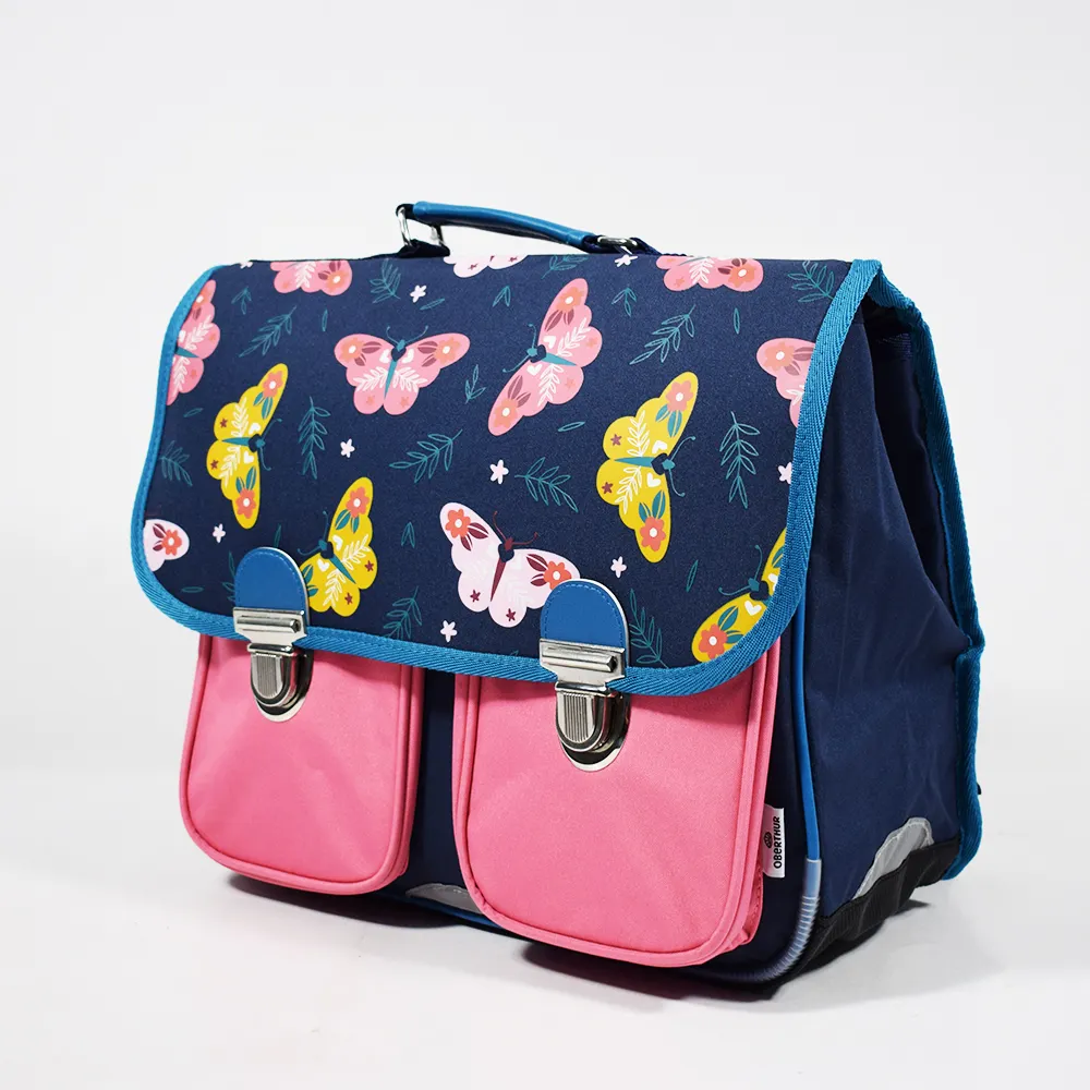 2024 vendita calda di alta qualità farfalla serie ragazza zaino moda fantasia stampa bambini scuola borsa