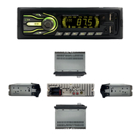 Récepteur stéréo FM/AM/USB/SD/FLAC/MP3/Aux-in avec 7 couleurs, lecteur multimédia numérique, sans contact, 1 Din, pour voiture