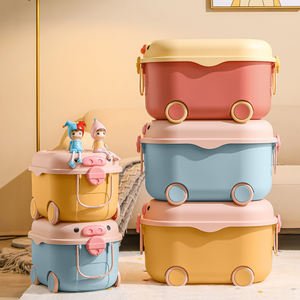 Wholesale Toy Organizer <b>Storage</b> <b>Box</b> Kids Book and Toy Cartoon <b>Storage</b> Bins PP <b>Material</b> for Wardrobe Clothing and Jewelry - Product Image 6