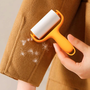 Mini Portable Lint Roller Tear Off Roll Clothes Pet Hair Remover Cleaning Tape <b>Dust</b> <b>Brush</b> For Clothing Use - Product Image 1