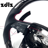 Volant en fibre de carbone LED avec palettes de changement de vitesse pour Audi A6 C7 C8 A4 A5 A7 S3 S4 S5 S6 S7 B9 B9.5 RS3 RS4 RS5 RS6 RS7 RS8 RS