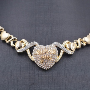 สร้อยคอ ZYO ชุดเซ็ตสร้อยคอ Xoxo แบบกำหนดเอง ชุดเครื่องประดับทอง 14k 18k สร้อยคอ Xoxo สำหรับผู้หญิง - Product Image 2