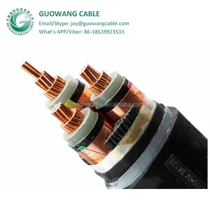 High Voltage 33kv 3 Core Xlpe Power Cable Price 240sqmm 400mm