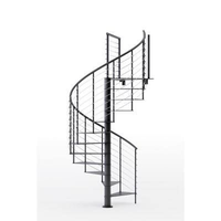 Escalier en colimaçon en acier inoxydable, design personnalisé pour l'intérieur et l'extérieur, nouvelle conception 2024