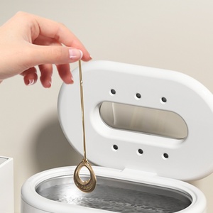 Nettoyeur dentaire ultrasonique UV avec réservoir en acier inoxydable de 600 ml, nettoyeur ultrasonique domestique pour aligneurs dentaires - Product Image 3