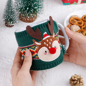BespritGift, nuevas tendencias, taza acogedora de Reno y juego de Choc caliente, juego de regalo de Navidad creativo personalizado <span class=keywords><strong>para</strong></span> el mejor regalo de Año Nuevo - Product Image 5