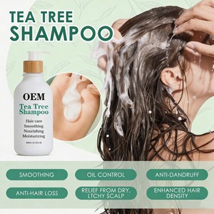 Champú Natural <span class=keywords><strong>de</strong></span> Aceite <span class=keywords><strong>de</strong></span> Árbol <span class=keywords><strong>de</strong></span> Té <span class=keywords><strong>para</strong></span> Reparar el Cabello Dañado, Anticaspa, Cuidado del Cuero Cabelludo, Resultados Visibles, Personalización OEM - Product Image 3